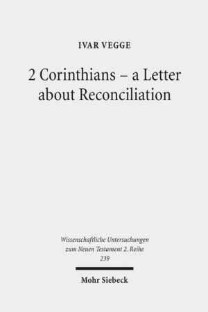 Ivar Vegge shows that the ancient Mediterranean world was especially sensitive to idealized praise and blame or threats as hortative means. This is reflected in the pedagogy of the moral philosophers (psychagogy) and in the letter-writing tradition (epistolography), and to some extent also in the rhetorical tradition. Paul utilizes this method in 2 Corinthians. Developing a suggestion by R. Bieringer, the author starts by arguing that 2 Cor 7:5-16 is a highly idealized description of reconciliation (i.e. praise) where the aim is to exhort to full reconciliation. He then interprets a number of idealized expressions of confidence in the addressee-spread throughout the letter-as supporting the appeals for reconciliation with Paul and the collection. 2 Cor 10-13 resembles the harsh tone and aim of Paul's "tearful letter"-i.e. sorrow leading to the Corinthians' repentance and finally to reconciliation with Paul (cf. 2 Cor 2:1-4