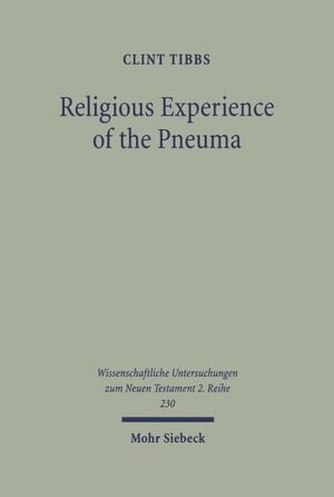 Clint Tibbs explores the Christian religious experience of the Pneuma given in 1 Corinthians 12 and 14. First Corinthians 12 and 14 is often read as concerning "spiritual gifts". This heading, however, does not make clear the scope of Paul's text because it highlights only one component of Paul's polemic, "gifts", to the neglect of other and equally important terms. The experiences Paul mentions in these texts, "speaking in a spirit," "prophecy", and "glossolalia", as well as the mention of "spirits" in three different places, suggest that Paul was actually writing about communicating with the spirit world. The main religious experience of the earliest Christians was communication with the spirit world that fulfilled the promise of the sending of the Spirit in the Gospel of John, that which officially began the Christian movement abroad in Acts 2, and through which the gospel was meant to be preached as recorded in 1 Peter 1:12. Spirit communication of a Christian nature is also recorded in the Didache 11, Shepherd of Hermas, Mandate 11, and the accounts of Montanism. The author uses these texts, as well as those from Plutarch, Josephus, Philo and Pseudo-Philo, to illustrate the kind of spirit communication that Paul depicts in 1 Corinthians 12 and 14, that of spirits speaking through mediums.