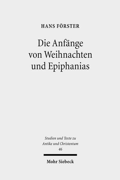 Die wissenschaftliche Diskussion um die Entstehung von Weihnachten und Epiphanias kreist meist um zwei Entstehungshypothesen: Vor allem im angelsächsischen Sprachraum wird in der theologischen Literatur ein innerchristlicher Entstehungszusammenhang aufgrund von frühchristlichen Berechnungen favorisiert, während sonst meist auf parallele heidnische Feiern als Anlaß für die Entstehung der beiden Feste verwiesen wird. Eine derartige Parallelbildung eines christlichen Festes am Termin eines beliebten heidnischen Festes würde, so die weit verbreitete Ansicht, den heutigen Kenntnissen über die Inkulturation des Christentums entsprechen. Hans Förster zeigt, daß beide Hypothesen für die Entstehung von Weihnachten und Epiphanias die Situation des vierten Jahrhunderts nicht erklären können. Die Sonnensymbolik hat sicherlich zur Wahl des Festtermins entscheidend beigetragen. Sie konnte dies jedoch gerade deswegen, weil es eben kein paralleles römisches Sonnwendfest gab, das sich im vierten Jahrhundert besonderer Beliebtheit erfreut hätte. Das angeblich weit verbreitete und beliebte "Sol-Invictus-Fest" wurde vielmehr aufgrund einer höchst fragwürdigen Interpretation christlicher Quellen konstruiert