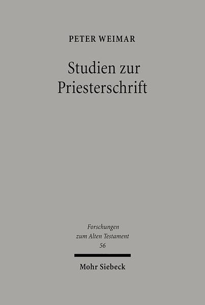 Die hier vorgelegte Sammlung von Studien ist aus dem Bemühen um eine Neuorientierung der Forschung an jenem weithin abwertend beurteilten literarischen Werk der Priesterschrift erwachsen, das sich mehr und mehr als eigenständige, dabei höchst eigenwillige literarische Komposition darstellt. In frühnachexilischer Zeit (um 520 v.Chr.) entstanden und tiefgreifend geprägt von zeitgenössischer Diskussion um eine Standortbestimmung für einen Neubeginn nach dem Exil, erweist sich die priesterschriftliche Geschichtsdarstellung als ein nicht priesterlich, sondern prophetisch inspirierter, ganz und gar unkultischer, geradezu utopischer Geschichtsentwurf. Dieser steckt einen weiten Rahmen von der Schöpfung bis zum Tod des Mose ab und erreicht mit der Präsentation und Errichtung des Heiligtums vom Sinai seinen Höhe-, wenn auch nicht seinen Zielpunkt. In insgesamt neun umfangreichen Einzelstudien vermittelt Peter Weimar Einblicke in die literarische wie theologische Eigenart des priesterschriftlichen Werkes, erschließt aber auch in detaillierten Analysen das Profil priesterschriftlicher Texte in ihrer Besonderheit, die in ihrer vollen Bedeutung aber erst dann in Blick kommen, wenn sie nicht bloß als Einzeltexte wahrgenommen werden, sondern in ihrem wechselseitigen Bezug miteinander gelesen werden. Im Zusammenspiel von Gesamtwerk und Einzeltext tritt die Priesterschrift als ein theologischer Entwurf von großer Geschlossenheit und konzentrierter Gestaltungskraft in Erscheinung.