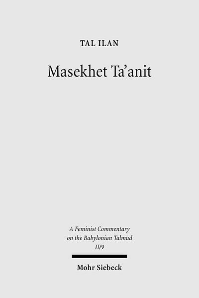 Tal Ilan discusses tractate Ta'anit of the Babylonian Talmud, which deals with ritual fasting, usually in the case of rain failure. In this commentary, the author presents and discusses texts from the tractate which are relevant to women and gender. These include legal proclamations on the participation of women in public fasts, stories on pious men, whose proper conduct toward women make them ideal intermediaries for bringing rain and discussions of gendered rabbinic terms such as Bat Qol, usually translated as 'heavenly voice' but which literally translated means 'a daughter's voice'. The overall impression of this tractate is that it emphasizes the way the relationship between rainfall and the dry ground was imagined by the rabbis in a gendered metaphor of sexual relations in which rain is male and the land is female. This theme repeats itself in the tractate throughout.