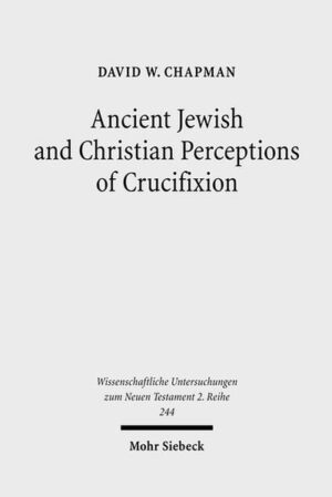 David W. Chapman examines Second Temple and early rabbinic literature and material remains in order to demonstrate the range of ancient Jewish perceptions about crucifixion. Early Christian literature is then shown to reflect awareness of, and interaction with, these Jewish perceptions.Ancient Jewish historical accounts of crucifixion are examined, magical literature is analyzed, and the proverbial use of crucifixion imagery is studied. He pays special attention to Jewish interpretations of key Old Testament texts that mention human bodily suspension in association with execution.Previous studies have demonstrated how pervasive in antiquity was the view of the cross as a terrible and shameful death. In this volume, the author provides further evidence of such views in ancient Jewish communities. More positive perceptions could also be attached to crucifixion insofar as the death could be associated with the innocent sufferer or martyr as well as with latent sacrificial images.Christian literature, proclaiming a crucified Messiah, betrays awareness of these various perceptions by seeking to reject or transform negative stereotypes, or by embracing some of these more positive associations. Thus early Christian literature on the cross exhibits, to a greater degree than is commonly recognized, a reflection upon the various Jewish perceptions of the cross in antiquity.