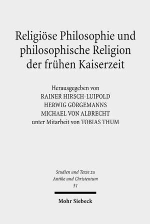 In der frühen Kaiserzeit werden Traditionen der gelebten Religion verstärkt als Quelle philosophischen Denkens interpretiert und plausibilisiert. Heilige Erzählungen, Riten und Kultgegenstände erscheinen als Reflex göttlicher Wahrheit: sie eröffnen Erkenntnis, die wahres Leben verspricht. Umgekehrt beruft sich philosophische Weltdeutung auf die religiöse Tradition als letzten Erkenntnisgrund. Dieser Verschmelzung religiöser und philosophischer Diskurse, die insbesondere den Platonismus jüdischer, christlicher und pagan-religiöser Provenienz kennzeichnet, entspringen kreative Neudeutungen in beiden Feldern. Im vorliegenden Tagungsband zeichnen ausgewiesene Fachleute aus den Bereichen Klassische Philologie, Theologie, Religionswissenschaft, Judaistik und Philosophiegeschichte ein Panorama der religiös-philosophischen Literatur der frühen Kaiserzeit, über religiös-kulturelle Herkunftsbereiche, Sprachgrenzen und Literaturgattungen hinweg. Die Beiträge reichen von der paganen griechischen und lateinischen Literatur über hellenistisch-jüdische und neutestamentliche Texte bis hin zu Qumran sowie dem gnostischen und hermetischen Schrifttum. Dieser Querschnitt durch die religiös-philosophische Literatur der Kaiserzeit wird ergänzt und vertieft durch exemplarische Studien zu einzelnen Autoren und Texten (Philon von Alexandria, Plutarch, Johannesevangelium, Klemens von Alexandria). Die Beiträge wurden bei der "Impulstagung" des Projekts Ratio Religionis im Februar 2007 an der Georg-August-Universität Göttingen gehalten. Wichtige Quellentexte werden am Schluss zweisprachig dargeboten.