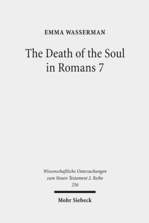 The monologue of Romans 7 has proved central to the Christian West, where interpreters such as Augustine and Martin Luther have made the text into a paradigm for the plight of mankind, torn between the demands of God's goodness and its own sinful nature. Emma Wasserman argues that the monologue can be better contextualized within certain intellectual discourses alive in Paul's day. In light of certain Platonic traditions about the soul, the monologue emerges as the voice of reason or mind describing its defeat at the hands of passions and desires represented as sin. Especially as developed by Philo of Alexandria, Platonic traditions of representing extreme cases of immorality account for a number of difficult features of the text. Such traditions can account for the metaphors of enslavement, imprisonment, warfare, and death