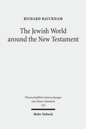 This is a collection of twenty-four essays by Richard Bauckham first published between 1976 and 2008, some of which have been updated for this volume. Many aspects of the literature and thought of early Judaism are covered, including life after death, the provenance of the Pseudepigrapha, the Jewish apocalypses, the book of Tobit, the Horarium of Adam, and the Contra Apionem of Josephus. There are discussions of 'the parting of the ways' between early Judaism and early Christianity and of the relevance of early Jewish literature for the study of the New Testament. Other essays throw light on specific aspects or texts of early Christianity by relating them to their early Jewish context. These include studies of the delay of the parousia, the restoration of Israel in Luke-Acts, and the use of Latin names by Paul and other Jews in the early Christian movement. The essays in this volume result from the author's conviction, throughout his career, that the New Testament texts can only be understood adequately through wide-ranging and detailed study of the Judaism of the late Second Temple period.