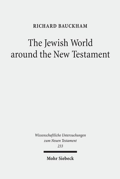 This is a collection of twenty-four essays by Richard Bauckham first published between 1976 and 2008, some of which have been updated for this volume. Many aspects of the literature and thought of early Judaism are covered, including life after death, the provenance of the Pseudepigrapha, the Jewish apocalypses, the book of Tobit, the Horarium of Adam, and the Contra Apionem of Josephus. There are discussions of 'the parting of the ways' between early Judaism and early Christianity and of the relevance of early Jewish literature for the study of the New Testament. Other essays throw light on specific aspects or texts of early Christianity by relating them to their early Jewish context. These include studies of the delay of the parousia, the restoration of Israel in Luke-Acts, and the use of Latin names by Paul and other Jews in the early Christian movement. The essays in this volume result from the author's conviction, throughout his career, that the New Testament texts can only be understood adequately through wide-ranging and detailed study of the Judaism of the late Second Temple period.