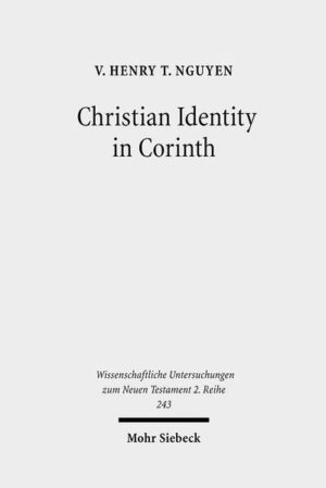V. Henry T. Nguyen explores the social dynamics of Christian identity in the apostle Paul's second letter to the Corinthians. In order to grasp how aspects of identity affected social relations in the world of the New Testament, the author examines the significance of the ancient concept of persona for denoting a person's social identity in the Graeco-Roman social world. In addition to describing this social concept, which has been largely ignored by New Testament scholars and classicists, he considers two figures-Epictetus and Valerius Maximus-for their perceptions of social identity and persona in the Graeco-Roman world. By exploring this ancient concept and contributing new insights into Epictetus and Valerius, the author demonstrates the existence of a large preoccupation with the superficial features that expressed identity and persona (e.g. rank, status, and eloquence). He then investigates 2 Corinthians and argues that some of the conflicts in the Corinthian church resulted from the Corinthian Christians' adoption of the conventional values of identity and persona that were prevalent in Corinth. Paul's conflict with the Corinthians is clearly seen in their superficial assessment of his persona as lacking the appropriate credentials for an apostle. The author shows that in order to combat this misconception of Christian identity in the Corinthian church, Paul reacted to the Corinthians' conventional values of identity by promoting and projecting a subversive Christ-like identity, which is a visible embodiment of the dying and life of Jesus Christ.