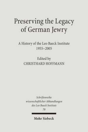 Founded in May 1955 in Jerusalem by German-Jewish intellectuals who had survived the Holocaust-among them Martin Buber, Ernst Simon, Gershom Scholem, and Robert Weltsch-the Leo Baeck Institute of Jews from Germany (LBI) has been engaged in preserving the legacy of German Jewry by collecting material, doing research, and presenting historical narratives. Published on the occasion of the fiftieth anniversary of its founding, the present volume is the first to reconstruct the LBI's fascinating history, from its beginnings as a memorial community of surviving German Jews to its present status as an internationally renowned research institute. The authors are social and cultural historians from various countries, the majority of whom are not directly affiliated with the LBI. "Der anfängliche Plan einer 'Gesamtgeschichte des deutschen Judentum' ist mittlerweile einer überaus vielfältigen und lebendigen Forschung gewichen, und das LBI selbst, wie dieser gelungene, material- und aufschlußreiche Band zeigt, selbst Gegenstand seiner Historisierung geworden." Michael Wildt in Werkstatt Geschichte Heft 45 (2007), S. 130