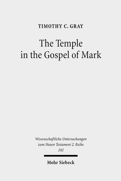 Timothy C. Gray analyzes one of the most striking elements of Mark's story: the vital role the temple plays from Jesus' entry into Jerusalem to the moment of his death. Mark brings a dramatic tension into his narrative by juxtaposing Jesus and the temple. The author's narrative analysis of Mark's use of the temple sheds light on the theological portrait Mark paints of Jesus' mission, teaching, and identity. This focus upon the temple serves to show how Jesus and his community will replace the temple. Mark also employs the temple as the backdrop for much of the passion narrative in order to portray the death of Jesus in an eschatological vision that is deeply linked to the temple. A careful examination of Mark's use of intertextuality, especially in the eschatological discourse (Mark 13), discloses a pattern of OT texts that cluster around prophetic oracles that relate to the destruction of the first temple and other prophetic texts that point to the restoration of Israel that would follow such a tribulation. Noting Mark's reliance on the prophetic eschatology of Israel opens up a new perspective on Mark's eschatology. The fate of the temple and Jesus are intertwined for Mark.