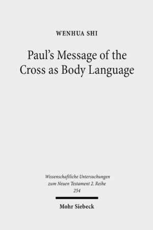 The heated controversies in Paul's Corinthian church are very complex and complicated. They are therefore opened to different approaches and interpretations, and could be studied from various perspectives. Wenhua Shi attempts to examine Paul's 'message of the cross' in the context of the Greco-Roman society, especially its firmly established and jealously guarded social ethos. The focus is on three major subjects, crucifixion, rhetoric and peristasis (catalogue of hardship and suffering). What is new in this study is obviously not these three subjects per se, but the linking of the three subjects together by 'body language' in an innovative manner, by setting the relevant Corinthian text against its respective historico-social contexts. Moreover, while it is already common knowledge that Paul's message of the cross and his manner of proclamation went against the Greco-Roman ethos of his time, few have put it so strongly and consistently, as Wenhua Shi does, that it was the apostle's conscious intention to invert the current ethos in 'body language' with his entire modus operandi. Moreover, the author can also show the vital importance of putting the biblical text against its context, so that the theological and the historico-social could be kept in a necessary balance.