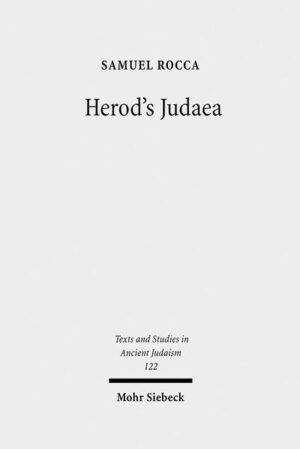 Samuel Rocca presents an in-depth analysis of Herodian society. The most important facet of this analysis was the relationship between Herod as ruler and the Jewish subjects over whom he ruled. Yet to understand the relationship between Herod and his subjects, between ruler and ruled, it is necessary, as part of the general background, to undertake a general analysis of Herodian Judaea and its relationship with the classical world, beginning with Augustan Rome, which was then the center of power, and followed by the main centers within the Mediterranean basin and the Hellenistic East. The author contends that Herod, though a Jewish ruler, regarded both Alexander the Great-the embodiment of the Hellenistic ruler-and Augustus as ideal models who were worthy of imitation. These models of inspiration influenced the shape of society in Herodian Judaea as a whole. In fact, Herod pushed Judaea towards major Hellenization, albeit with many elements more akin to Rome. This trend of Hellenization was present well before the Herodian period but intensified under Herod's rule. It seems that one of the reasons for the intensification of this trend was King Herod's domination of Judaean society, which allowed him to dictate socio-cultural trends to a greater extent than Augustus was able to do in Rome. Samuel Rocca deals with Herod as the head of Jewish society in Judaea, and hence this study is first and foremost a study of Herodian society. Thus he analyzes the Herodian ideology of rule, the court, the army, the administration, the economy, the ruling political bodies, the city as a microcosm, the religion, and the burial customs. This book anchors Herodian Judaea as firmly as possible within the surrounding Mediterranean world and therefore within the realities of Hellenistic Roman civilization in order to better understand its multi-faceted dimensions as part of the surrounding contemporary world, and not simply as an entity belonging to a biblical-New Testament reality.