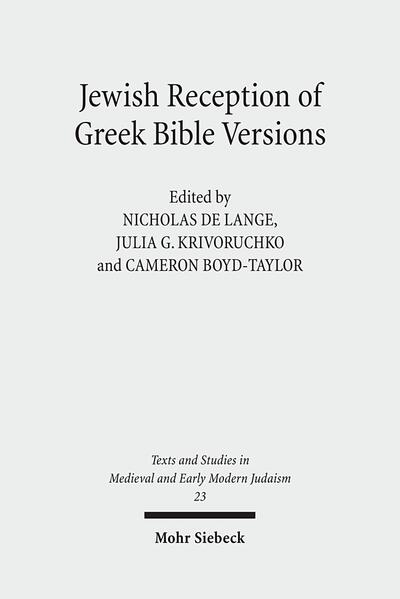 The authors of the essays collected in this volume are all concerned with the Jewish transmission and use of Greek translations of the biblical books from Late Antiquity to the early modern period. It is only in recent years that the idea of such a Jewish transmission has gained acceptance, and the present volume represents the first attempt to bring together contributions from specialists in a number of areas, including not only biblical and Jewish studies but also such disciplines as epigraphy and Byzantine history and literature, to investigate a wide range of aspects of the subject. The authors not only explore some of the ways in which Greek-speaking Jews kept alive a tradition of Greek biblical scholarship going back to ancient times, but also how this tradition impinged on Christian Bible study. They open a window on a forgotten chapter in biblical scholarship, and at the same time shed important light on aspects of Jewish life in the Middle Ages.