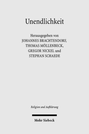 Höchst unterschiedliche Konzepte von Unendlichkeit kursieren in der Geistesgeschichte und den verschiedenen wissenschaftlichen Disziplinen. In welchem Verhältnis stehen Unendlichkeit, Unermeßlichkeit, Maßlosigkeit, Anfangs- und Endlosigkeit, Kontinuum, Grenzenlosigkeit, Vollkommenheit oder Ewigkeit zueinander? Die Beiträger dieses Bandes dokumentieren die wechselseitige Beobachtung der Funktion des Unendlichkeitsbegriffes in Physik, Mathematik sowie Philosophie und Theologie. Sie gehen Bedeutungsnuancen und Problemen der Unendlichkeit disziplinenübergreifend nach und eröffnen so einen kritischen Blick auf disziplinäre Begriffsbestimmungen. Zunächst informieren philosophische Sichtungen des Unendlichkeitsbegriffs über grundlegende Aporien, Unendlichkeit im Kontext einer Metaphysik der All-Einheit, das Problem einer anthropologischen Unendlichkeit, dem Verhältnis von Freiheit und Zeit, der Intentionalität und der Maßlosigkeit im Horizont der Unendlichkeit. Die Relevanz der Unendlichkeit dies- und jenseits der Physik wird für kosmologische Fragestellungen, physikalische Beschreibungen makroskopischer Systeme sowie in kognitonswissenschaftlicher Perspektive ausgelotet. Es folgen Blicke auf die Mathematik und der Blick der Mathematik auf das Unendliche: Intentionalität, Mengenlehre, Kontinuum und dynamische Unendlichkeit. Theologische Horizonte erschließen Beiträge zur christlichen Schöpfungslehre, dem Verhältnis von Luhmannscher Systemtheorie und Theologie, zu praktischen und theoretischen Bedingungen des religiösen Sprachspiels und der Frage nach Gottes Ewigkeit.