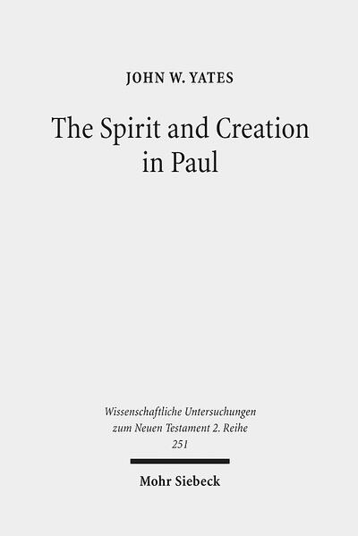 John W. Yates explores the meaning and significance of the Apostle Paul's description of the divine Spirit as "life-giving". He argues that with this designation Paul develops a tradition present in the literature of Ancient Judaism and identifies the Spirit as the divine agent who brings about a new creation through resurrection of the dead. In the first half of his work, the author assesses the origin and development of the "breath of life" tradition in Ancient Judaism, with particular focus on the use of Genesis 2:7 and Ezekiel 36-37. In the second half, he demonstrates how Paul develops this strand of tradition and elevates it to a place of prominence in his description of the divine Spirit. This begins with an analysis of Paul's citation of Genesis 2:7 at 1 Corinthians 15:45, is followed by an examination of the letter/Spirit contrast in 2 Corinthians 3 and concludes with a careful reading of Paul's most thorough description of the life-giving Spirit in Romans 8. Yates offers final reflections on the significance of this study for understanding divine identity in Paul's letters and on the possible implications of this study for Pauline scholarship more widely.