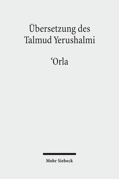 Der Traktat 'Orla ist die vorletzte derjenigen Ordnung, die sich mit den Problemen der Landwirtschaft beschäftigt. Er behandelt das in Leviticus 19,23-25 vorgeschriebene Gebot, dass man die Früchte eines im Land Israel neu gepflanzten Baumes in den ersten drei Jahren nicht verzehren darf. Sie werden mit der Vorhaut ('Orla) verglichen, und gelten als "unbeschnitten". Im vierten Jahr sollen sie in Jerusalem verzehrt werden, und erst im fünften Jahr sind sie zum Genuss freigegeben. Es werden alle denkbaren Möglichkeiten diskutiert. So wird z.B. unterschieden, ob ein Baum als Bauholz, zur Einzäunung oder zum Genuss der Früchte gepflanzt worden ist. Wie verfährt man, wenn der Baum genau auf der Grenze zwischen dem Land Israel und dem Ausland steht? Wie geht man mit Bäumen um, die von selbst gewachsen sind? Einen breiten Raum nimmt die Frage ein, was geschieht, wenn eine geringe Menge von 'orlapflichtigen Früchten mit anderen Früchten vermengt wird und wie überhaupt bei Vermengungen von verschiedenen Vorschriften unterliegenden Produkten zu verfahren ist. Ein weiterer Fragenkomplex behandelt das Problem, wie Schalen oder Holz von 'orlapflichtigen Früchten zu behandeln sind. Der Traktat, zu dem es im Babylonischen Talmud keine Gemara gibt, bietet eine Fülle von Material über das Landwirtschaftswesen im Land Israel in der Antike. Der Traktat erscheint hier zum ersten Mal in einer deutschen Übersetzung. Dabei wurden die verschiedenen Textzeugen sowie die häufigen Parallelüberlieferungen herangezogen. Ein ausführlicher Kommentar, der die traditionellen ebenso wie die modernen Kommentare heranzieht, sowie Register erleichtern das Verständnis und die Benutzung des Textes.