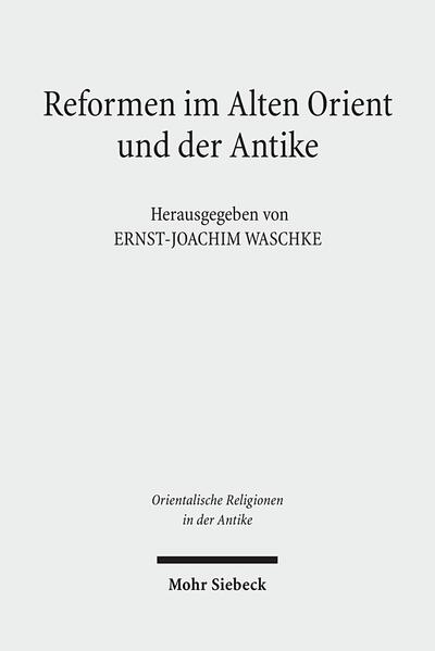 'Reform', in der Theologie stark verbunden mit der Reformation Martin Luthers, ihren Vorläufern und Auswirkungen, ist heute zu einem weitläufigen, undifferenzierten und in der politischen Alltagssprache oft Sinn entleerten Begriff geworden. Auch seine Verwendung in den historischen Wissenschaften ist nicht unumstritten, da er auf verschiedenen Ebenen, für unterschiedliche politische, soziale und religiöse Prozesse verwendet werden kann. Die in diesem Band veröffentlichten Beiträge gehen auf eine Tagung an der Universität Halle-Wittenberg (Herbst 2005) zu dem Thema "Reformen in Geschichte und Wirkungsgeschichte im Kontext des Alten Orients, der Antike und des Judentums" zurück. Dabei werden in der Wissenschaft einschlägige, unter dem Begriff der Reform subsumierte Ereignisse einer kritischen Analyse unterzogen, indem sowohl der Begriff selbst problematisiert als auch historische Hintergründe ausgewählter antiker Reformen, ihre Stilisierung und Wirkungsgeschichte dargestellt werden. Beginnend mit der Restauration Tutanchamuns als Gegenreaktion auf die Reform Echnatons werden Reformprozesse der griechisch-römischen Antike beleuchtet und Transformationsprozesse vorderorientalischer Gesellschaften am Beispiel von Uruk und Jehud in persischer Zeit untersucht. Die spezifisch alttestamentlichen Beiträge führen von der Frage nach dem Deuteronomium als Reformprogramm zur Darstellung der Reformen Hiskias, Esras und Nehemias. Der abschließende Beitrag thematisiert die Gestalt Esras als "Reformer"in der klassischen Literatur des Judentums.