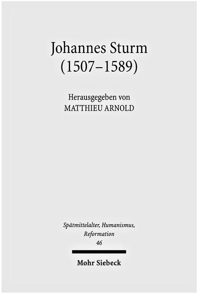 Der Humanist Johannes Sturm gehört zu den wichtigsten Pädagogen des 16. Jahrhunderts und des Protestantismus. Sturm war Gründer und Rektor der Straßburger Hohen Schule. Er verfasste zahlreiche Editionen und Kommentare über Texte der Antike, Traktate über die Rhetorik, Programmschriften über das Bildungswesen sowie Schul- und Lehrbücher. Weniger bekannt, aber ebenso wichtig für die Geschichte Europas, ist das religionspolitische Engagement dieses Anhängers der Reformation: als Diplomat versuchte er, zwischen Frankreich und den deutschen evangelischen Fürsten zu vermitteln, um die Lage der Hugenotten zu verbessern