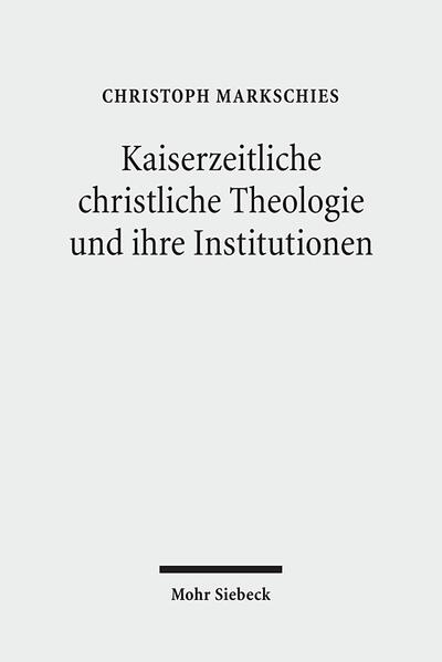 Christoph Markschies zeigt, daß die antike christliche Theologie stets mit Blick auf ihren spezifischen institutionellen Kontext verstanden werden muß: So hatte beispielsweise der Kanon biblischer Schriften bei Apokalyptikern, freien Lehrern, in der Schule des Origenes oder in den verschiedenen Liturgien nicht nur einen unterschiedlichen Umfang, sondern auch eine unterschiedliche Funktion.