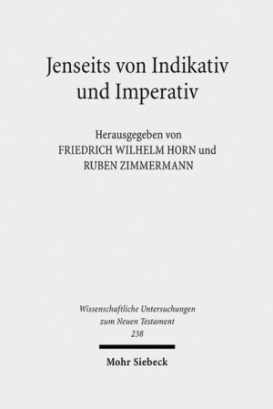 Die weit verbreitete Beschreibung der Ethik in neutestamentlichen Schriften mit den Kategorien "Indikativ und Imperativ" hält einer kritischen Prüfung am Text nicht stand. Die Beiträge dieses Sammelbandes versuchen deshalb Begründungsmuster jenseits von Indikativ und Imperativ zu erfassen. Hierbei werden Verflechtungen mit ethischem Denken im Vor- und Umfeld des Neuen Testaments (z.B. hellenistisches Judentum