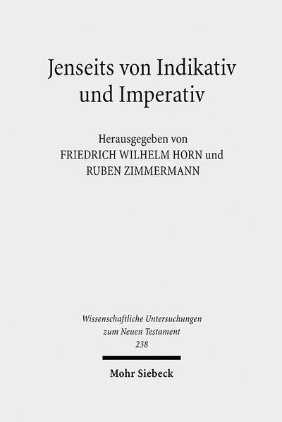 Die weit verbreitete Beschreibung der Ethik in neutestamentlichen Schriften mit den Kategorien "Indikativ und Imperativ" hält einer kritischen Prüfung am Text nicht stand. Die Beiträge dieses Sammelbandes versuchen deshalb Begründungsmuster jenseits von Indikativ und Imperativ zu erfassen. Hierbei werden Verflechtungen mit ethischem Denken im Vor- und Umfeld des Neuen Testaments (z.B. hellenistisches Judentum