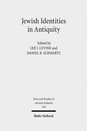 Jewish Identities in Antiquity: Studies in Memory of Menahem Stern pays homage to one of the greatest scholars of ancient Jewish history in the twentieth century. Its theme stems from the recognition that Jewish life and society in the thousand-year period from Alexander's conquest in the fourth century BCE to the Arab conquest in the seventh century CE underwent countless changes, both sudden and gradual. As a result, numerous facets of Jewish life in antiquity were drastically altered as well as many aspects of Jewish identity. The articles in this volume encompass political, social, cultural and religious issues in both literary and archaeological sources.