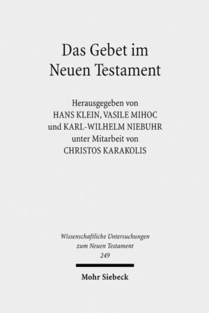 Der Band gibt in seinem ersten Teil die Vorträge der Vierten europäischen orthodox-westlichen Exegetenkonferenz vom 4.-8. August 2007 im Brancoveanu-Kloster Sambata de Sus (Rumänien) wieder. Thema der Konferenz war das Gebet im Neuen Testament als Grundlage und Bezugspunkt für die unterschiedlichen Gebetstraditionen der Kirchen in Ost und West. Der zweite Teil des Bandes vereinigt weitere Studien zum Themenkreis des Gebets im Alten und Neuen Testament, im antiken Judentum und in der Alten Kirche. Die Symposien von orthodoxen und "westlichen" (evangelischen und katholischen) Neutestamentlern widmen sich methodischen und hermeneutischen Grundfragen der biblischen Exegese. Mit Beiträgen von: Urs von Arx, Christfried Böttrich, Dimitrij F. Bumazhnov, James D.G. Dunn, Christos Karakolis, Hans Klein, Konstantinos Kornarakis, Thomas J. Kraus, Hermut Löhr, Vasile Mihoc, Tobias Nicklas, Karl-Heinrich Ostmeyer, Barbara Schmitz, Franz Tóth, Konstantinos Zarras