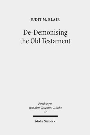 Judit M. Blair challenges the common view that azazel, lilith, deber, qeteb and reshef are names of 'demons' in the Hebrew Bible, claiming that major works on the subject proceed from the assumption that these terms were demons in the ancient Near East and /or later, or that they were deities who became 'demonised' by the authors of the Hebrew Bible. Without questioning the validity of traditional methods she supplements the existing works by making an exegesis based on a close reading of all the relevant texts of the Hebrew Bible in which these five terms occur. Close attention is paid to the linguistic, semantic, and structural levels of the texts. The emphasis is on a close examination of the immediate context in order to determine the function of each term. The author notes different signals within the texts, especially the use of the various poetical/rhetorical devices: personification, parallelism, similes, irony, and mythological elements.