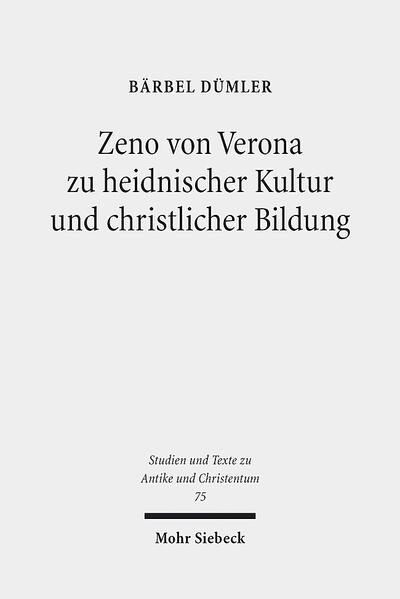 Bärbel Dümler untersucht die Traktate des Zeno von Verona, das älteste erhaltene lateinische Predigtcorpus aus der Zeit zwischen 360 und 380 n. Chr. Auf philologischer Grundlage analysiert sie zunächst das Verhältnis des Bischofs zum Heidentum entsprechend dem stoischen Schema der Theologia tripartita. Zenos Äußerungen zu heidnischem Kult, Göttern und mythologischen Gestalten und deren Darstellung sowie zu Philosophie und Intellektualität lassen erkennen, dass er das Christentum für die in jeder Hinsicht überlegenere Religion hält. Anschließend widmet sich die Autorin dem Gegenentwurf des Zeno zur von ihm verworfenen heidnischen Kultur: Entscheidender Unterschied ist die Ausrichtung aller Komponenten des Gegenentwurfs, nämlich religiösen Sachwissens, ethischen Wissens und ethischen Könnens, auf Gott hin, wie dies im auf Meister Eckhard zurückgehenden, hier rückübertragenen Terminus 'Bildung' zum Ausdruck kommt.