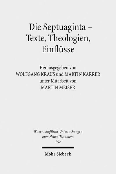 Die Septuaginta ist als jüdische Bibelübersetzung ab dem 3. Jh. v.Chr. entstanden. Sie wird von den meisten neutestamentlichen Autoren als Grundlage ihrer Schriftzitate benutzt und ist das Alte Testament in den Orthodoxen Kirchen. Sie gibt Einblick in das Schriftverständnis des Griechisch sprechenden Judentums. Die Septuaginta-Forschung bildet einen eigenständigen Bereich neben der Erforschung der Hebräischen Bibel. Historischer Ort, Textgeschichte, literarische Einbettung und Theologie der Septuagintaschriften stellen die Wissenschaft vor viele offene Fragen, deren Antworten im internationalen Forschungskontext gesucht werden. Der vorliegende Band enthält Studien zum historischen Hintergrund der Septuaginta, zur Textgeschichte, zur Philologie, zu Einzelproblemen von Septuaginta-Schriften und zur Rezeption der Septuaginta. Er gibt einen Überblick über den gegenwärtigen Forschungsstand und zeigt Perspektiven für weitere Forschung auf. Der Band ist erwachsen aus einer Tagung des Projektes Septuaginta Deutsch, die im Juli 2008 in Wuppertal stattfand.