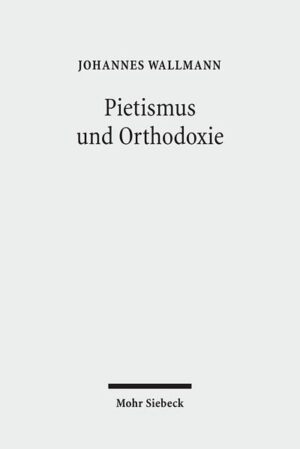 Der dritte Aufsatzband von Johannes Wallmann enthält zwanzig Einzelstudien zur Kirchengeschichte des 17. und frühen 18. Jahrhunderts, insbesondere zur Geschichte des Pietismus. Durch den Vergleich mit der Orthodoxie, zu der der Pietismus in Gegensatz geriet, gewinnt er einen historischen Pietismusbegriff, der nicht nur in der Kirchengeschichte, sondern auch in anderen historischen Disziplinen dienlich ist und einer typologischen Ausweitung des Pietismusbegriffs auf eine zeitlose internationale Frömmigkeitsbewegung entgegengewirkt. Die Beiträge reichen von einem Rückblick auf die Anfänge der Pietismusforschung, genauen Untersuchungen zu Speners pietistischer Programmschrift Pia Desideria, neuer Bewertung des radikalen Pietismus, den pietistischen Anfängen im Baltikum, dem Verhältnis des Pietismus zur Mystik bis hin zu der Erforschung der Predigt in Pietismus und Orthodoxie und zur Geschichte Johann Sebastian Bachs. Erstmals wird die Frage nach der Stellung des Pietismus zum Alten Testament gestellt.