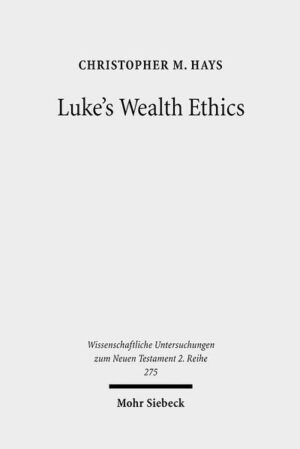 The theme of wealth is one of the perennial hot topics in Lukan interpretation, as scholars have often found Luke's teachings on the proper use of wealth to be intractably self-contradictory. Christopher M. Hays addresses the apparent incongruity in Luke's ethical paraenesis. Alternately disputing and drawing upon earlier accounts of Lukan wealth ethics, he argues that Luke's Gospel narrates a spectrum of behaviors which actualize the basic principle of renunciation of all. Undertaking a narrative-critical, ethic description, he shows that in Luke's Gospel the manifestation of a disciple's renunciation depends upon two factors: the disciple's vocation and his or her wealth. The author proceeds to analyze the text of Acts and to demonstrate that Luke displays the Jerusalem community, and to a lesser extent, the Diaspora Church, as faithfully appropriating and enacting Jesus' teachings on possessions.