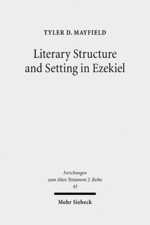 Historically, form critical studies of prophetic literature have answered mainly historical questions. However, scholars recently have begun to address literary topics as well. This study of the book of Ezekiel addresses two such topics—literary structure and literary setting—in order to read Ezekiel as a deliberate work of literature, a prophetic composition with a highly-structured form and an intentional placement of units. Mayfield provides a discussion of the role of literary markers in structure and proposes a literary structure of the book based on two formulas: the chronological formula, which divides the book into 13 macrounits, and the prophetic word formula. Then, the author argues for contextual readings of selected Ezekiel passages using literary structure to highlight literary settings. One of these contextual readings presents the unlikely macrounits, Ezek 24-25 and Ezek 32:17-33:20, as transitional units within the book.