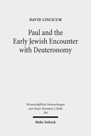 Attending to the realia of ancient practices for reading Scripture, David Lincicum charts the effective history of Deuteronomy in a broad range of early Jewish authors in antiquity. By viewing Paul as one example of this long history of tradition, the apostle emerges as a Jewish reader of Deuteronomy. In light of his transformation by encounter with the risen Christ, Paul's interpretation of the end of the Pentateuch alternates between the traditional and the radical, but remains in conversation with his Jewish rough contemporaries. Specifically, Paul is seen to interpret Deuteronomy with a threefold construal as ethical authority, theological norm, and a lens for the interpretation of Israel's history. In this way, the volume sets Paul firmly in the history of Jewish biblical interpretation and at the same time provides a wide-ranging survey of the impact of Deuteronomy in antiquity.