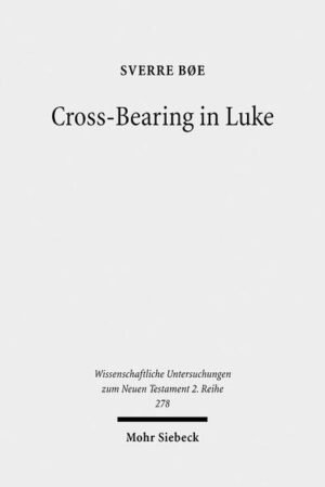 Luke records twice how Jesus called on people to "take up" or "carry" their crosses. He also reports how Simon of Cyrene carried Jesus' cross "behind Jesus." No metaphorical uses of the well-known phenomenon of cross-bearing were confirmed in any language prior to the Gospels. The idiom was also unknown in Semitic languages. What did a call to become a voluntary cross-bearer sound like before the cross became kitsch? In Luke's Gospel, cross-bearing is connected with self-denial and "hating" one's family. Not only the disciples, but "all" are called on to take up their crosses. Since cross-bearing is a daily duty, it can hardly refer to martyrdom, and cannot be linked to imitation. Sverre Bøe argues that the cross signifies death through radical self-denial, but not as ascetic exercises. His book includes a survey of the history of scholarship on the five Synoptic texts of cross-bearing.