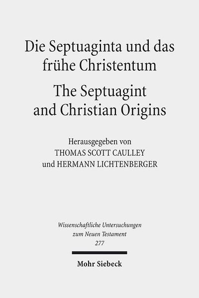 Die Septuaginta stellt die älteste Übersetzung der Hebräischen Bibel ins Griechische dar. In den Beiträgen dieses Bandes wird die Übersetzung der Septuaginta in den Rahmen der Übersetzung anderer religiöser Texte der Antike gestellt und die spezifische Weise der Übersetzung in den einzelnen Schriften und zu zentralen Begriffen erfaßt. Von grundlegender Bedeutung wurde die Septuaginta für das entstehende Christentum und seine Literatur. In welcher Weise im Neuen Testament die Septuaginta aufgenommen wurde, wird differenziert in einer ganzen Reihe von Untersuchungen entfaltet. Schließlich wird der Blick über die neutestamentliche Literatur in die Patristik hinein ausgeweitet. Mit Beiträgen von: Eberhard Bons, Thomas Scott Caulley, Athanasios Despotis, Reinhard Feldmeier, Ron Heine, Carl Holladay, Gudrun Holtz, Wolfgang Kraus, Stefan Krauter, Armin Lange, Hermann Lichtenberger, Ulrike Mittmann, David Moessner, Heinz-Dieter Neef, Anna Maria Schwemer, Folker Siegert, Hermann Spieckermann, Loren Stuckenbruck, Emanuel Tov, J. Cornelis de Vos