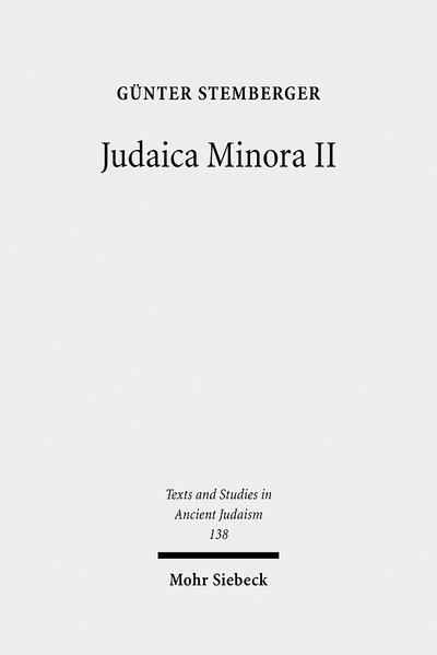 Die hier gesammelten Aufsätze befassen sich mit drei Themenbereichen: Ein Teil gilt der vorislamischen Geschichte der Juden, der Entwicklung des Rabbinats und dem Verhältnis von Juden und Christen. Es folgen Texte zu Methodenfragen, dem historischen Wert rabbinischer Texte, und dem Erbe der Apokalyptik. Zehn Arbeiten kreisen um den Traktat Avot, seine Entstehung und Nachgeschichte, vier weitere gelten der Redaktionsgeschichte von Sifra zu Levitikus. Die Skizze zum Midrasch Wa-yosha leitet über zu thematischen Studien in der rabbinischen Literatur. Den Abschluss bilden Arbeiten zur Forschungsgeschichte (J. J. Rabe, L. Zunz, und H. L. Strack). Alle Beiträge wurden formal vereinheitlicht, Überschneidungen, soweit dies sinnvoll war, getilgt. Auf Spanisch oder Italienisch erschienene Aufsätze wurden übersetzt und alles zumindest in einem gewissen Umfang auf den heutigen Stand gebracht.