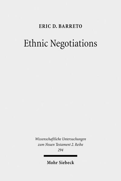 Biblical scholarship has recently begun to explore the complex notions of race and ethnicity. Focusing on Acts 16, Eric D. Barreto inquires as to the function of ethnic identities in Luke's composition. The current study of Acts curtails a full appreciation of Luke's expansive theological vision by either neglecting racial and ethnic categories or construing them as relatively static designations. Instead, race and ethnicity were theologically vital yet flexible notions in Acts. Luke does not imagine the creation of a new ethnicity of Christians