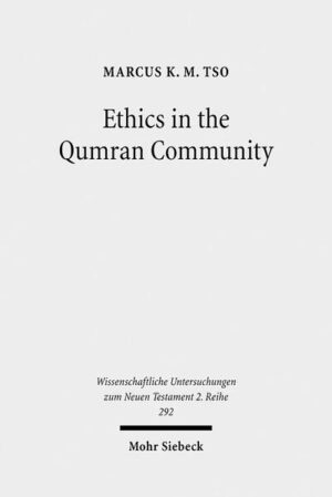 Marcus Tso uses an interdisciplinary methodology to reexamine a long-neglected subject. Rather than the contents of ethics, the author focuses on the bases of ethics in the Qumran community, using the texts it collected as the primary evidence. He begins by comparing the ethical language of the Scrolls with other related literatures, then places the discussion in a historical framework based on recent findings. With the central chapters of the thesis, he explores four interrelated bases of Qumran ethics: e.g., how scriptural tradition(s) supported sectarian moral cosmology and halakhah