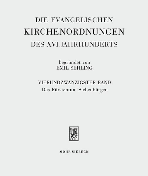 Mit der Einführung der Reformation mussten in zahlreichen Belangen des weitgefassten kirchlichen Lebens neue Ordnungen abgefasst werden, nicht zuletzt weil die päpstliche Obödienz und die bischöfliche Jurisdiktion nicht mehr anerkannt wurden. Die erlassenen Ordnungen wirkten dabei oft weit über den Rahmen des kirchlichen Lebens hinaus auf das politische und rechtliche Geschehen. Zu den kirchenordnenden Texten zählen Agenden, Liturgien, Gebetsformulare, Vorschriften zur Anstellung von Pfarrern und Diakonen sowie Richtlinien zu ihrer Tätigkeit, Instruktionen für Visitationen, aber auch Armen-, Ehe- und Zuchtordnungen. Der vorliegende Band erfasst ein Territorium außerhalb des Reichs. Siebenbürgen wurde zum Sonderfall konfessionellen Miteinanders von vier rezipierten und weiteren tolerierten Konfessionen