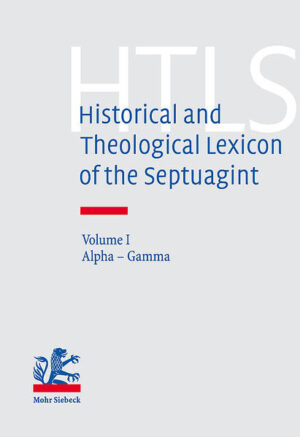 This large-scale collective and interdisciplinary project aims to produce a new research tool: a multi-volume dictionary providing a comprehensive article (around 500 articles in all) for each important word or word group of the Septuagint. Filling an important gap in the fields of ancient philology and religious studies, the dictionary is based on original research of the highest scientific level.The dictionary will be published in English. The first volume contains over 160 articles on words with the letters Alpha to Gamma.