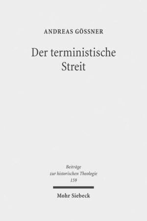 Der terministische Streit ist eine für die Formierungsdebatte zwischen lutherischer Orthodoxie und Pietismus zentrale theologische Kontroverse. Diese mit einem enormen publizistischen Aufwand und unerbittlicher Schärfe ausgetragene Auseinandersetzung drehte sich um die Frage nach der Befristung der Gnadenzusage Gottes ("terminus peremptorius"). Andreas Gößner rekonstruiert die Debatte in ihrem Verlauf, in ihren personalen, publizistischen, universitäts- und territorialgeschichtlichen Dimensionen umfassend und ordnet sie in ihrer theologiegeschichtlichen Bedeutung ein. Sie betraf nicht nur eine zentrale theologische Problemstellung, sondern reichte weit in den Bereich seelsorgerlicher Praxis hinein. Am Beispiel des terministischen Streits analysiert der Autor so die grundsätzliche Normierungs- und Steuerungskrise des protestantischen Kirchentums und seiner Institutionen am Übergang vom 17. zum 18. Jahrhundert.