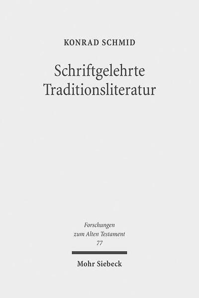 Die neuere Forschung zum Alten Testament hat deutlich gemacht, dass dessen Bücher über weite Strecken hin Text und Kommentar in einem sind. Die Schriftwerdung des Alten Testaments lässt sich als ein differenzierter Prozess innerbiblischer Schriftauslegung interpretieren, der überkommenes Textgut jeweils auf neue historische Situationen hin aktualisiert hat. Erst die Kanonsgrenze hat Text und Kommentar dann dauerhaft voneinander getrennt. Der vorliegende Band vereinigt verschiedene Studien von Konrad Schmid, in denen er sich der Rekonstruktion der Schriftkultur und des Literaturbetriebs im antiken Israel zuwendet, mehrere Fallstudien innerbiblischer Exegese im Alten Testament vorstellt und schließlich die theologische Bedeutung dieser Befunde thematisiert. Das von der neueren alttestamentlichen Wissenschaft gezeichnete Bild des Alten Testaments als schriftgelehrter Traditionsliteratur erweist sich dabei als Grundlage einer historisch differenzierten und theologisch dynamischen Wahrnehmung der Bibel.