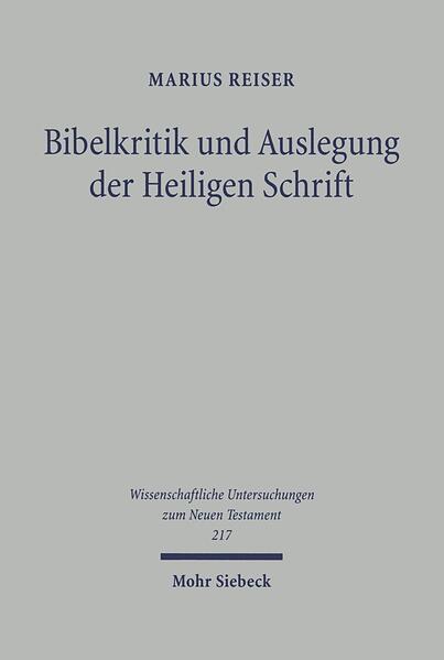 Um die Mitte des 18. Jahrhunderts kam es in der Geschichte der biblischen Exegese zu einem Traditionsbruch, der einschneidender war als alle früheren Zäsuren. Daraus ging die sogenannte historisch-kritische Methode hervor. Marius Reiser geht der Frage nach, wie und warum es zu diesem Traditionsbruch kam und ob er wirklich irreparabel ist. Schwerpunkt der Beiträge ist die Geschichte der Bibelwissenschaft in Frankreich, Deutschland und England vom 16.−19. Jahrhundert. Aber auch die Väterzeit und das Mittelalter werden berücksichtigt. Einzelne Studien (z.B. zu Gen 22