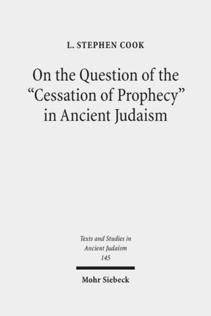 Many Jewish texts from the Second Temple and rabbinic periods seem to reflect the view that Israelite prophecy ceased around the beginning of the Second Temple era. Stephen Cook examines these writings in order to identify attitudes about the status of prophets and prophecy throughout the Second Temple period, and also to address the question of whether scholars today should view prophecy as having ceased in that era. The author first presents the key passages from antiquity, along with a summary of the seminal discussions of these texts from the last 150 years. He then analyzes each of the relevant ancient bodies of Jewish literature, and isolates key streams of thought within ancient Judaism which help address the question of how prophecy's status was viewed. In a third part, he finally addresses the question of whether it is appropriate today to hold that Israelite prophecy ceased in antiquity.