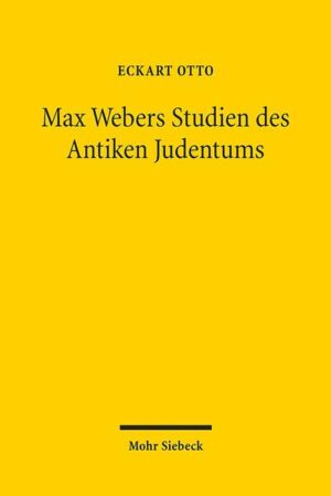 Eckart Otto legt eine Werkgeschichte der über zehnjährigen Arbeit Max Webers an der Kulturgeschichte des Antiken Judentums vor. Er zeigt die enge Verflechtung dieser Studien nicht nur mit den Fachwissenschaften der Theologie und Judaistik, Jurisprudenz und Nationalökonomie, Geschichtswissenschaft und Philosophie, sondern auch mit den zeitgenössischen Diskussionen um die kulturhistorische Bedeutung des Judentums für den 'Geist des Kapitalismus' und die Chancen des Judentums auf Wahrung der Identität zwischen Assimilation und Zionismus. Eckart Otto zieht dazu umfangreiche, bislang unpublizierte Manuskripte aus Max Webers Nachlaß heran, die es ermöglichen, die Entwicklung seiner Fragestellung in den religionssoziologischen Studien exakter zu erfassen. "Wer eine interdisziplinäre Auseinandersetzung mit der Rechtssoziologie in ihrer formativen Phase bei Max Weber und Ernst Troeltsch sucht, wird die Studie mit Gewinn gebrauchen. Der Vf. hat im Vorfeld seiner Edition der entsprechenden Bände der Gesamtausgabe (…) mit großer Umsicht und Sorgfalt die Komponenten im Gesamtwerk Webers untersucht, die sich auf das antike Judentum beziehen." C. Bultmann in ZAW 120 (2008), S. 154.