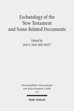 This collection of essays explores the variety of views on eschatology in the New Testament-analyzing it book by book-as well as in some related documents. The authors treat different aspects of eschatology, exploring the history of research, as well as the multiple dimensions of eschatological issues, the variety, depth, mystery and problematic nature thereof. As such this volume offers a comprehensive view of the intricacies, differences, similarities and possibilities that arise when the issue of eschatology is addressed. The centrality of the eschatological function of Jesus Christ becomes evident, but also the multiple ways in which this message was interpreted and applied by the early Church. Contributors: Cilliers Breytenbach, Ulrich Busse, Pieter G. R. De Villiers, Jonathan A. Draper, Jan A. Du Rand, Jörg Frey, Petrus J. Gräbe, Patrick J. Hartin, Fika (J.J.) Janse van Rensburg, Stephan J. Joubert, Wolfgang Kraus, Bert Jan Lietaert Peerbolte, Hermut Löhr, Bernhard Mutschler, Tobias Nicklas, Wilhelm Pratscher, Jeremy Punt, Hennie S. Stander, Gert J. Steyn, Francois (D.F.) Tolmie, Andries G. Van Aarde, Jan G. Van der Watt, Ernest Van Eck, Michael Wolter, Ruben Zimmermann