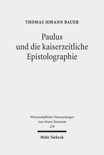 In den Papyrusbriefen kaum gebildeter Absender sozial niederer Herkunft meinte A. Deißmann zu Beginn des 20. Jh. eine Erklärung für die formalen und stilistischen Unterschiede der paulinischen Briefe gegenüber den literarischen Briefen gefunden zu haben. In diesen Unterschieden spiegle sich nicht der semitisch-jüdische Hintergrund der Paulusbriefe, sondern ihre Zugehörigkeit zur nichtliterarischen Gebrauchsprosa. Damit einher ging die Betonung des Gelegenheitscharakters der Paulusbriefe, der sie zum unmittelbaren und ungekünstelten Ausdruck der Person und des religiösen Empfindens ihres Verfassers mache. Gegenüber diesen Positionen, die bis heute in der neutestamentlichen Forschung präsent sind, stellt Thomas Johann Bauer ausgehend von den Briefen an Philemon und an die Galater die Frage, ob die Briefe des Paulus tatsächlich so unliterarisch und kunstlos sind, wie A. Deißmann meinte. Dazu entwickelt er auf der Grundlage der antiken Brieftheorie und im Blick auf die formalen Konventionen und Funktionen des Briefes in der Antike differenzierte Kriterien für die Analyse und Kontextualisierung der paulinischen Briefe. Zusätzlich werden kommunikationstheoretische Überlegungen einbezogen, die in den letzten Jahren in der Klassischen Philologie für die Analyse antiker Briefe nutzbar gemacht wurden und den Blick für die gezielte briefliche Selbstdarstellung des Absenders geschärft haben. Auf der Grundlage dieser methodischen Überlegung entsteht ein Programm, das auch eine nahtlose Integration rhetorischer Aspekte (Argumentation und Ethopoiie) in die Briefanalyse ermöglicht.