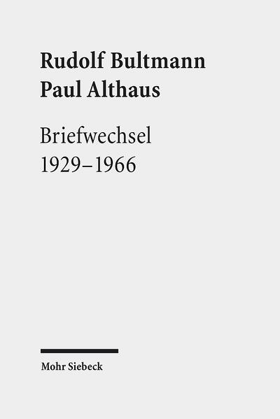 Für den üblichen Blick auf die Theologiegeschichte des 20. Jahrhunderts dürfte es eine Überraschung sein: Rudolf Bultmann und Paul Althaus führten seit 1929 einen sachlich und persönlich intensiven Briefwechsel. Die beiden politisch, kirchlich, theologisch und exegetisch so unterschiedlich positionierten Forscher nehmen sich darin Kernthemen lutherischer Theologie im 20. Jahrhundert vor: Anthropologie und Sünde, Schuld und Rechtfertigung, Grund und Gegenstand des Osterglaubens, den Zusammenhang der Auferstehung Jesu mit seinem Kreuz und mit der Auferstehung der Gläubigen. Auch in die Entmythologisierungs-Debatte schaltet sich Althaus ein und diskutiert mit Bultmann die Grenze des Mythischen, das Offenbarungs- und das Schriftverständnis. Von besonderem Interesse ist der Einfluss der NS-Zeit auf die Korrespondenz. Nur im Jahr 1933, da die Situation noch offen scheint, wird Politik im Hinblick auf Kirche und Ethik explizit erörtert, wobei überraschende Äußerungen zu Eugenik und Sterbehilfe fallen. Die komplexen Argumentationen der beiden Theologen zeugen von einem respektvollen, immer freundschaftlicher werdenden Ringen um die gemeinsame Sache. Eine Einigung herbeizuführen oder den je anderen zu überzeugen, war nicht das vorrangige Ziel. Vielmehr scheint beide der theologische Eros zu treiben, sich durch die Kritik des anderen zu sorgfältigerer Fassung der eigenen Theologie zu zwingen. Matthias Dreher und Gotthard Jasper ergänzen die Edition der Korrespondenz und mehrerer Quellen-Texte im Anhang durch eine historische Hinführung und einen theologischen Kommentar.