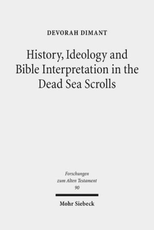 In this volume Devorah Dimant assembles twenty-seven thoroughly updated and partly rewritten articles discussing various aspects of the Dead Sea Scrolls that she published over the past three decades. An introductory essay written especially for this volume surveys the present state of research on the Scrolls. Dealing with major themes developed in the Dead Sea Scrolls, the author reflects the rapid expansion and change of perspective that has taken place in research on the collection in recent years following its full publication. Among the topics treated are the nature and contents of the Scrolls collection as a whole, the specific literature of the community that owned this collection, the Aramaic texts and the apocryphal and pseudepigraphic works found therein. Each of these chapters contains an inventory list of the texts under discussion. In the article on the entire Scrolls collection she provides an updated inventory and analysis of all the Dead Sea Scrolls. Besides these general surveys, the volume includes discussions of particular themes such as the history of the community related to the Scrolls, its self-image and particular interpretation of biblical prophecies, and its notion of time. In addition, various previously unknown apocryphal works found among the Scrolls are analyzed, such as Pseudo-Ezekiel (4Q385-4Q386,4Q388), Apocryphon of Jeremiah C (4Q385a-4Q390), Apocryphon of Joshua (4Q522), Pesher on the Periods (4Q180, with a fresh edition), and a new edition and interpretation of the Words of Benjamin (4Q548).