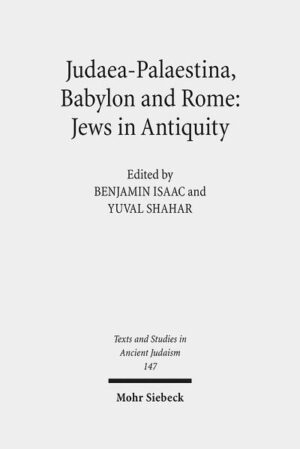 The present volume brings together papers by internationally renowned specialists in Jewish history in the Roman period. Most of them were read at a conference at Tel Aviv University in 2009 in honour of Aharon Oppenheimer. The volume focuses on a number of well-defined key topics in the history of the Jews both in Judea and in the diaspora: first of all the image of Jews among non-Jews and of non-Jews among Jews